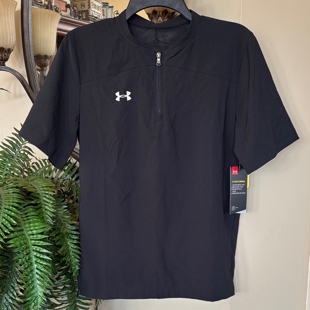 Brand New Under Armour Storm Baseball Batting Triumph Cage Jacket Black Zip
